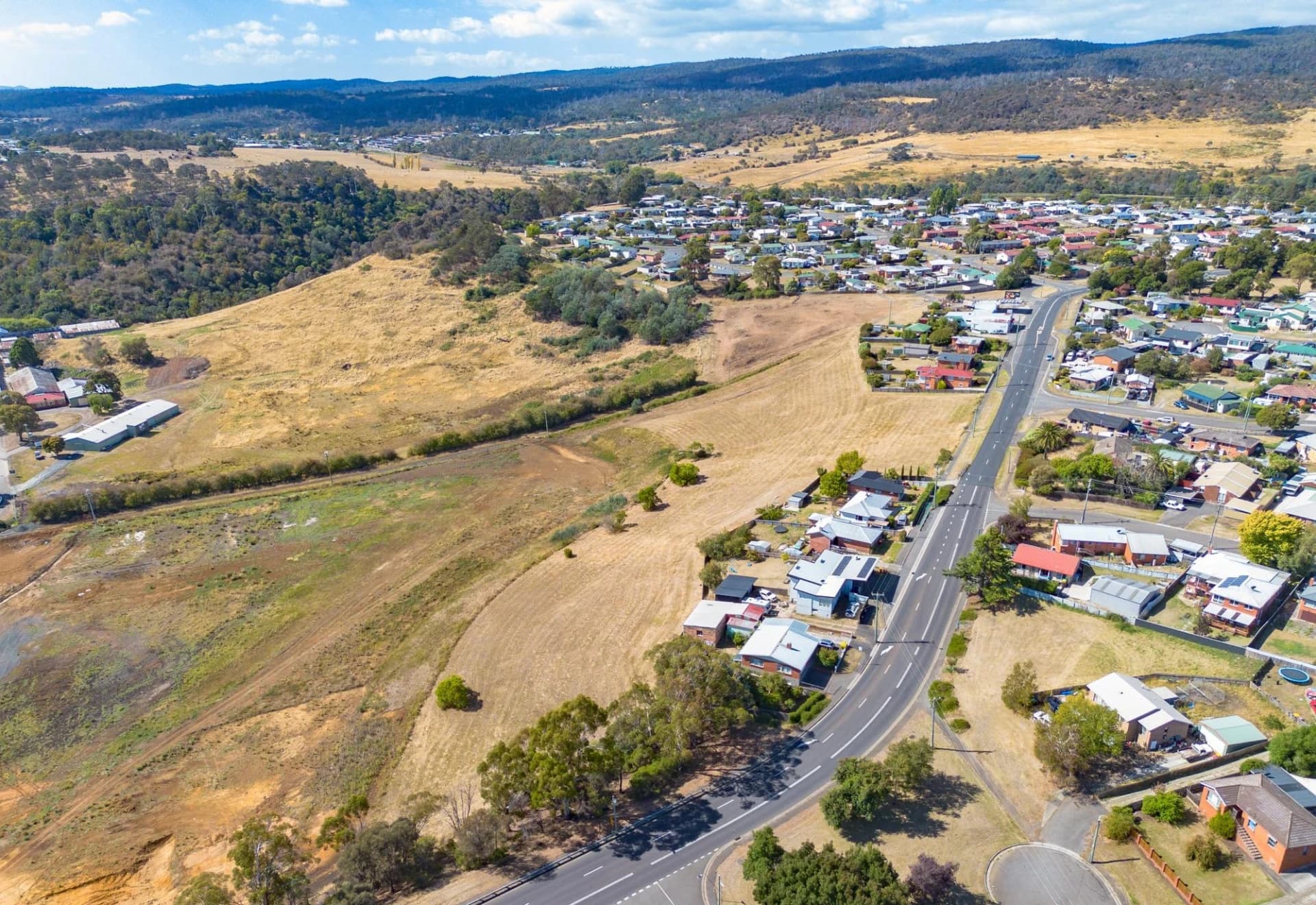 The Waverley hillside across Stage 2 of the subdivision